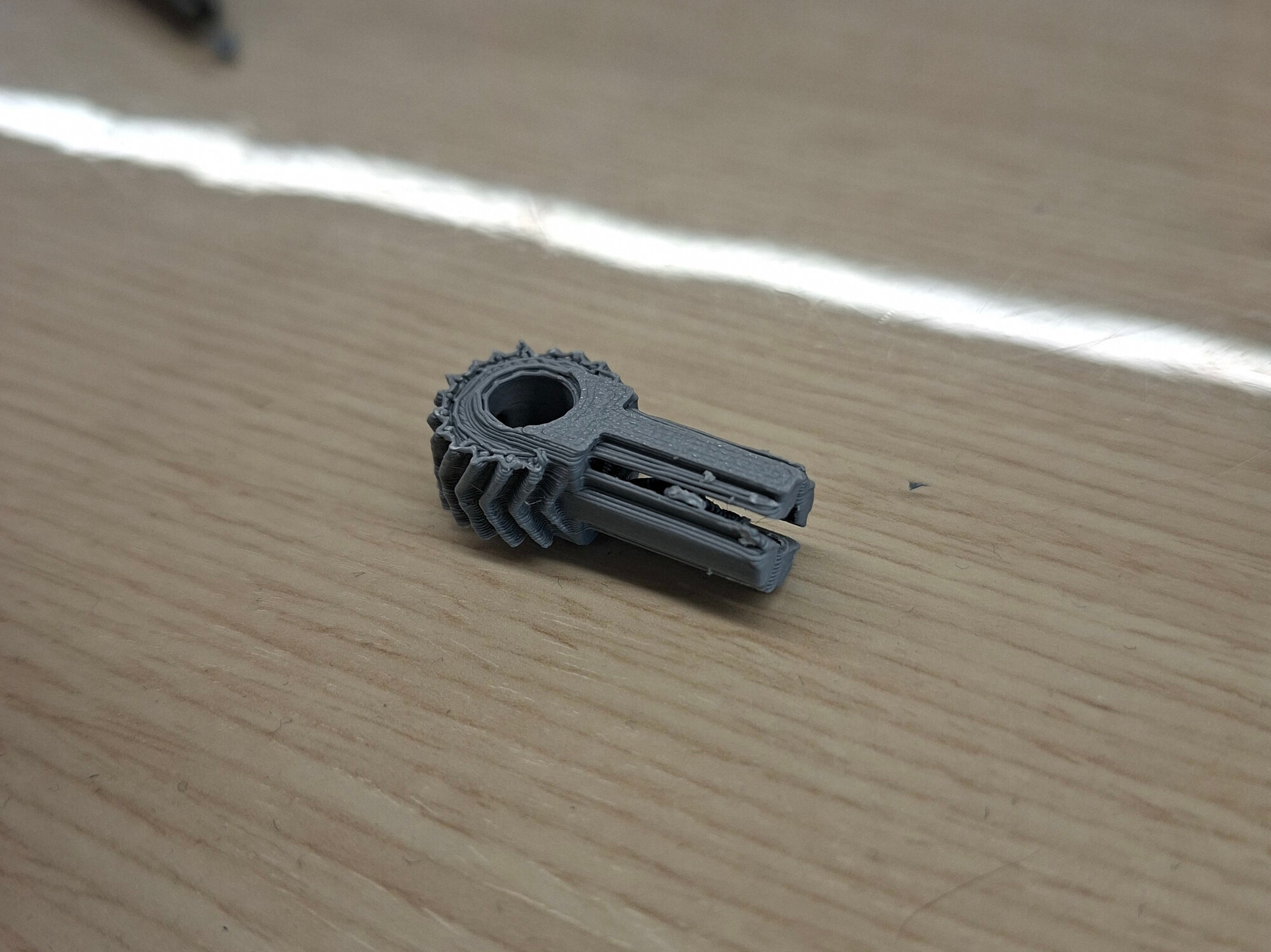 Small details print poorly, preventing an accurate fit