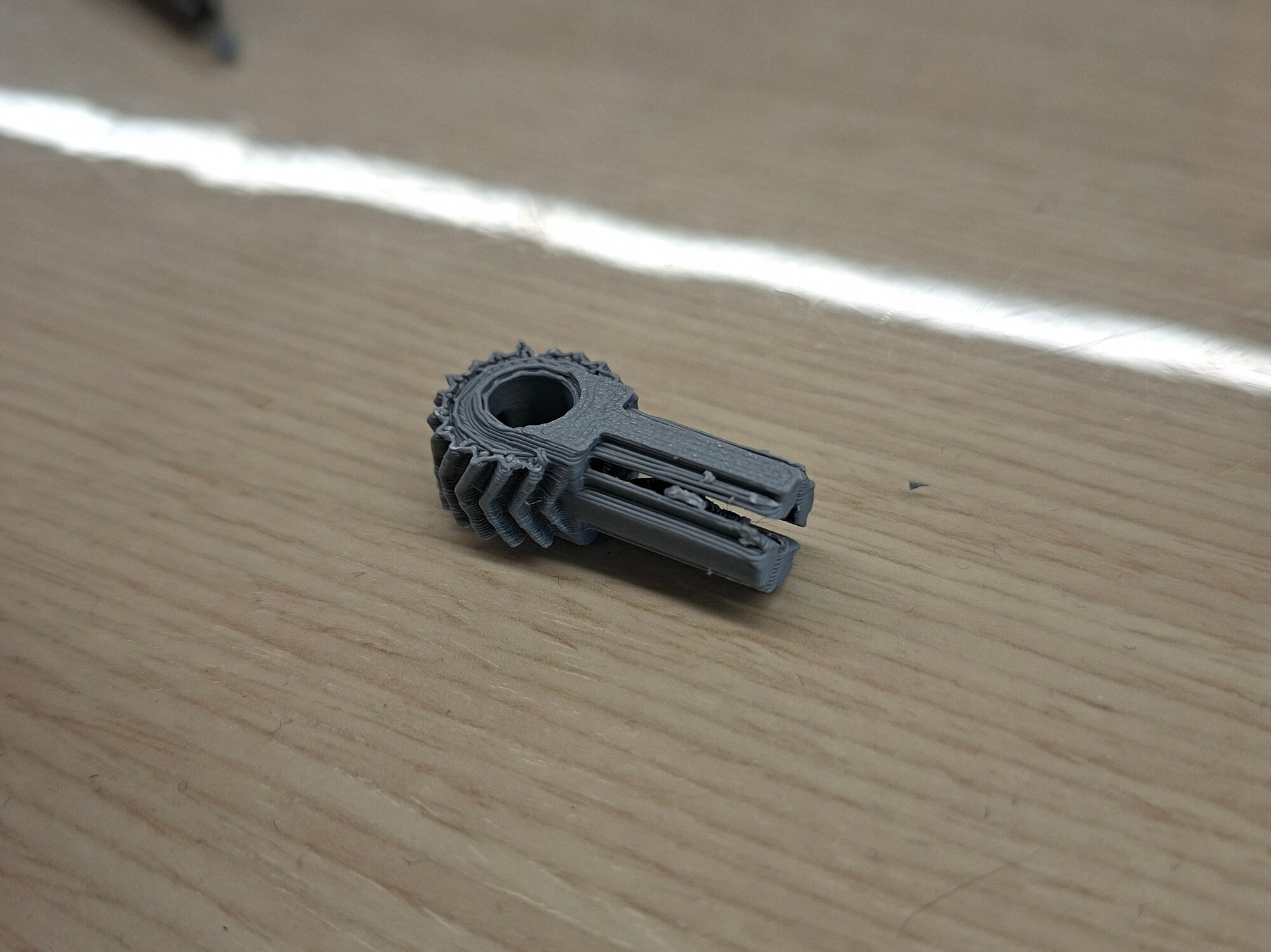 Small details print poorly, preventing an accurate fit