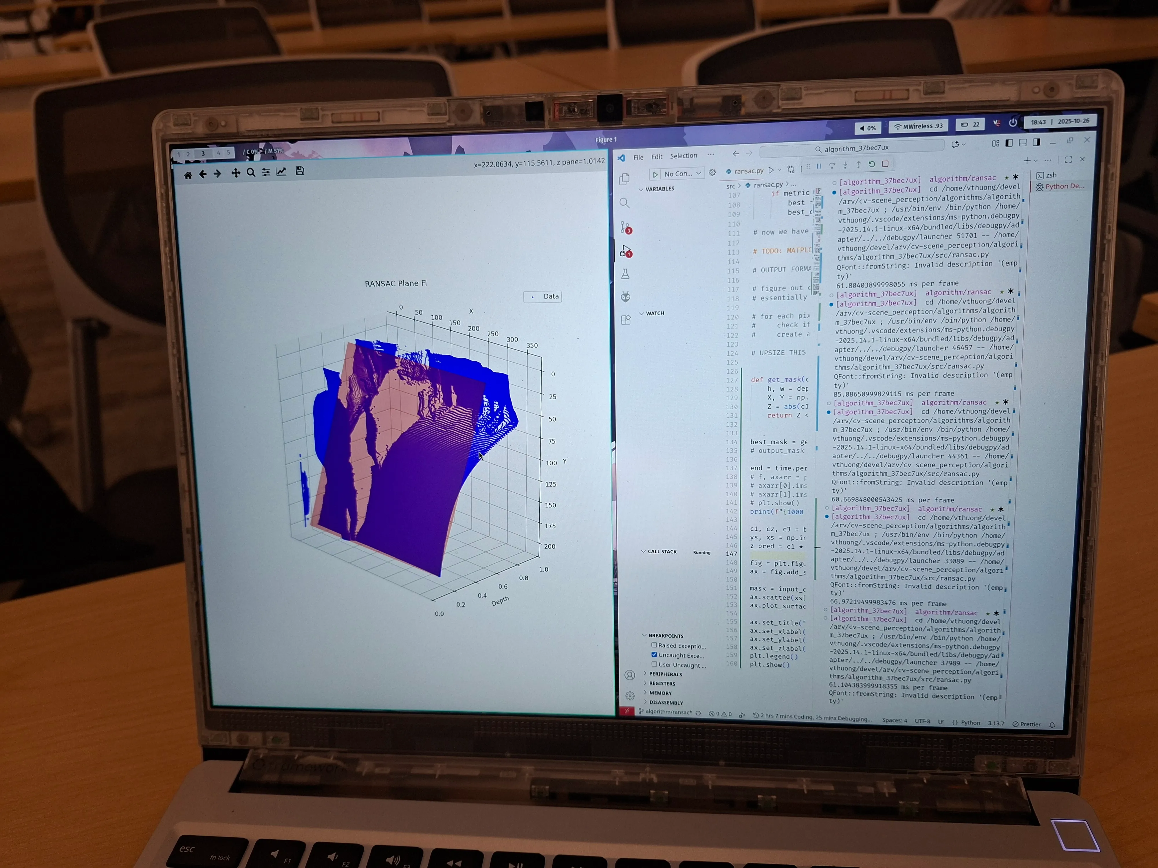 incorrect ransac plane fit